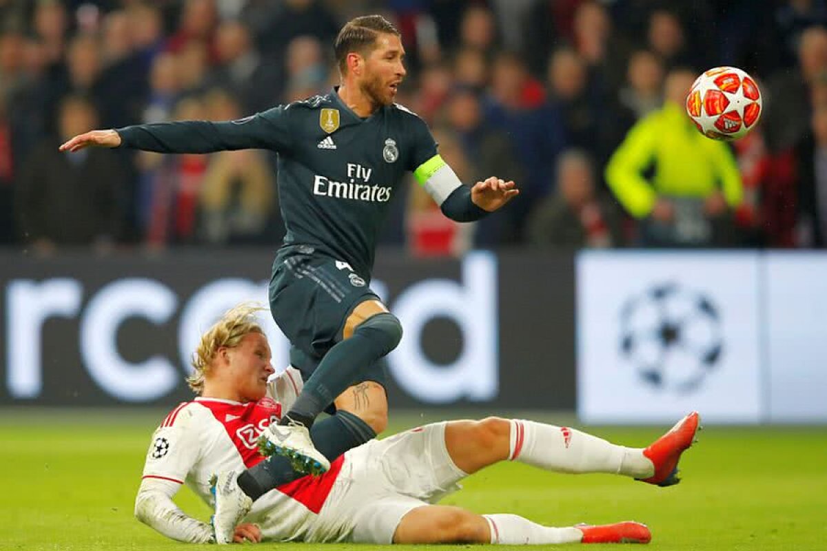 AJAX - REAL MADRID 1-2 // UPDATE Sergio Ramos, ce gafă! Starul lui Real Madrid și-a dat seama că va fi suspendat de UEFA și a reacționat pe Twitter