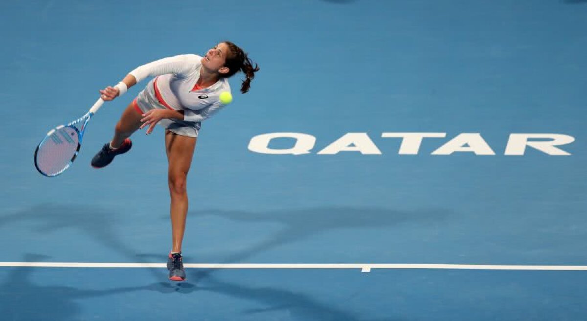 SIMONA HALEP - JULIA GOERGES // VIDEO + FOTO Halep e în semifinale la Doha! Nervi de oțel în tie-break-ul setului secund » Când o înfruntă pe Svitolina