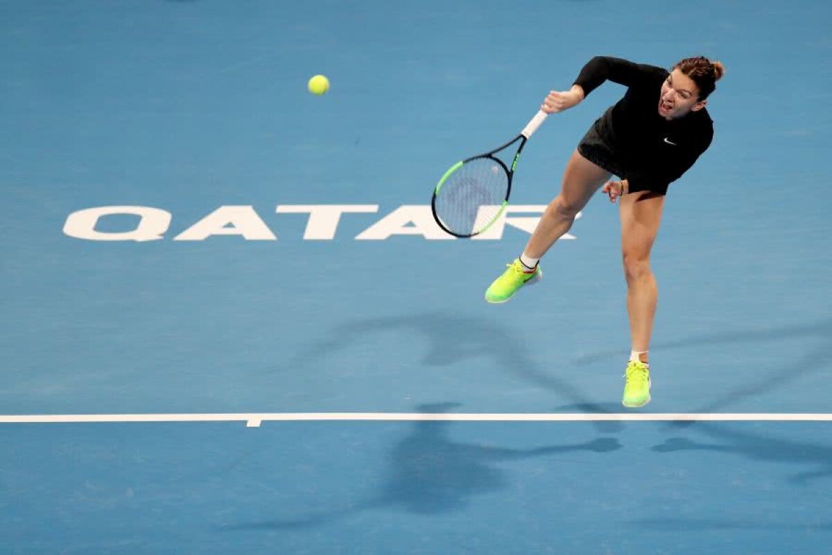 SIMONA HALEP - JULIA GOERGES // VIDEO + FOTO Halep e în semifinale la Doha! Nervi de oțel în tie-break-ul setului secund » Când o înfruntă pe Svitolina