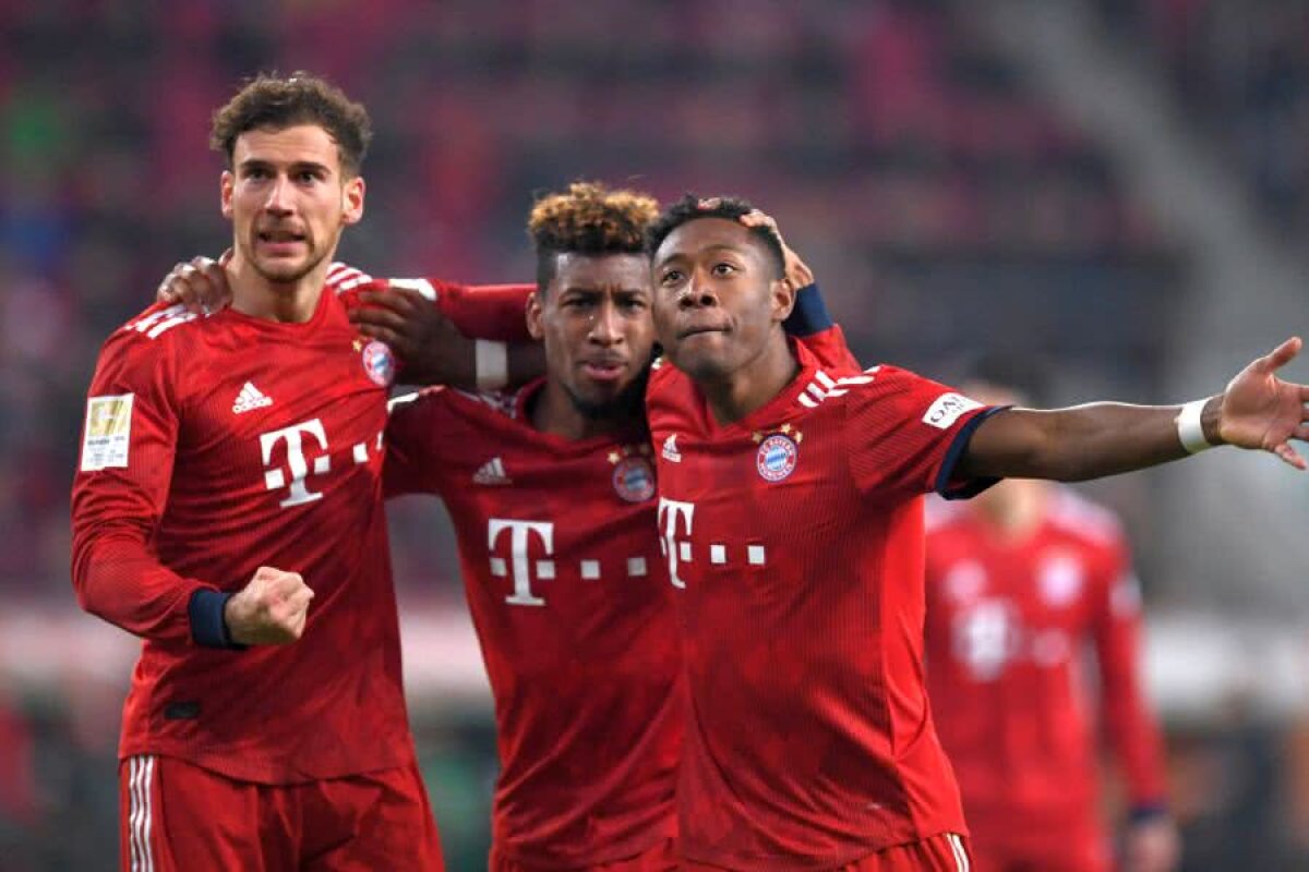 AUGSBURG - BAYERN 2-3 // VIDEO + FOTO „Bavarezii” au fost făcuți KO în 13 secunde, însă au revenit și s-au apropiat de Dortmund!