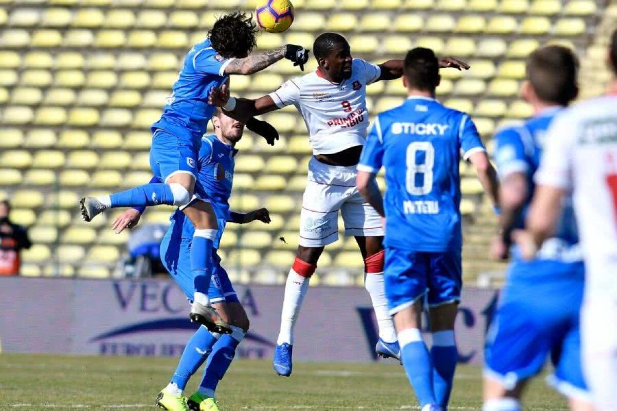 VIDEO + FOTO CSU Craiova urcă pe locul 2! Oltenii s-au impus cu greu, 1-0 cu FC Hermannstadt