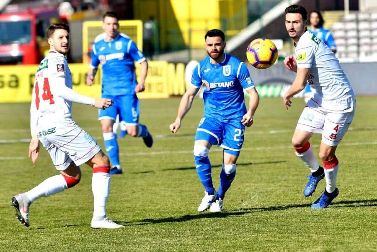 VIDEO + FOTO CSU Craiova urcă pe locul 2! Oltenii s-au impus cu greu, 1-0 cu FC Hermannstadt