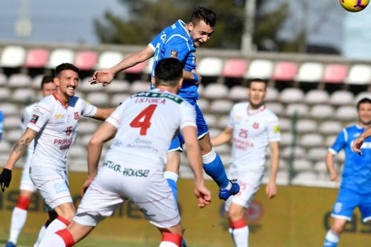 VIDEO + FOTO CSU Craiova urcă pe locul 2! Oltenii s-au impus cu greu, 1-0 cu FC Hermannstadt