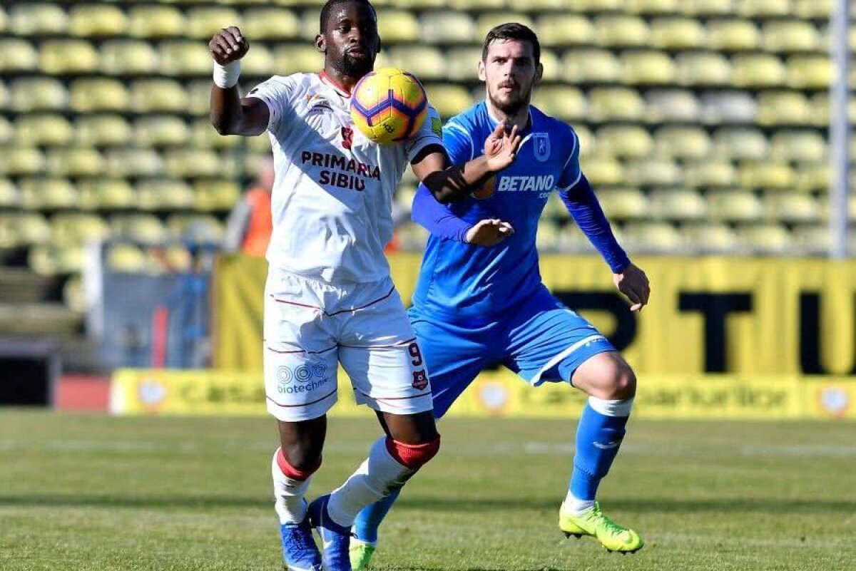 VIDEO + FOTO CSU Craiova urcă pe locul 2! Oltenii s-au impus cu greu, 1-0 cu FC Hermannstadt