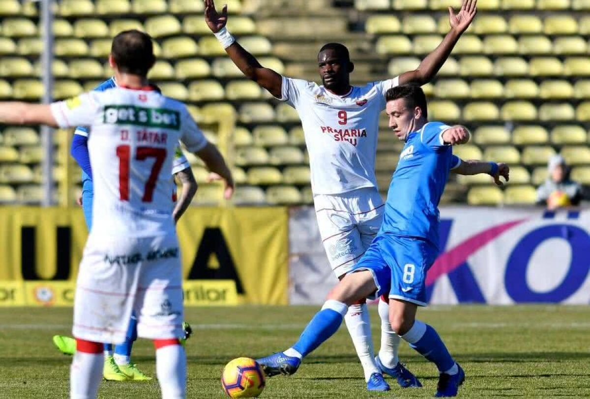 VIDEO + FOTO CSU Craiova urcă pe locul 2! Oltenii s-au impus cu greu, 1-0 cu FC Hermannstadt