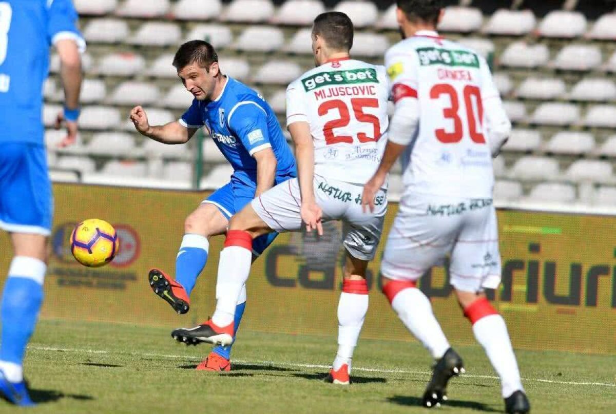VIDEO + FOTO CSU Craiova urcă pe locul 2! Oltenii s-au impus cu greu, 1-0 cu FC Hermannstadt
