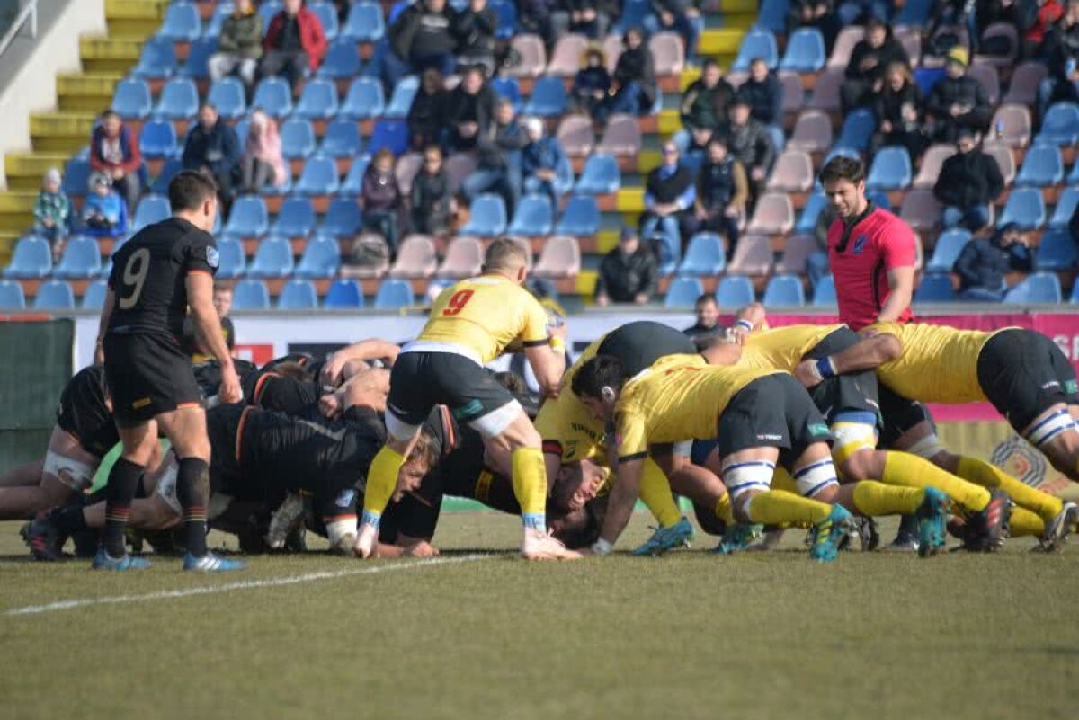 FOTO Victorie fără strălucire » România învinge Germania, 38-10, însă jocul „stejarilor” nu convinge