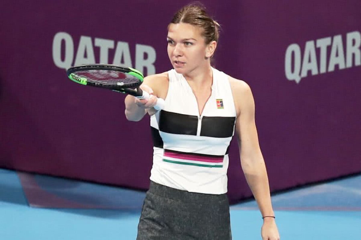 SIMONA HALEP - ELISE MERTENS //FOTO + VIDEO Halep pierde incredibil finala de la Doha cu Elise Mertens, doborâtă de probleme fizice