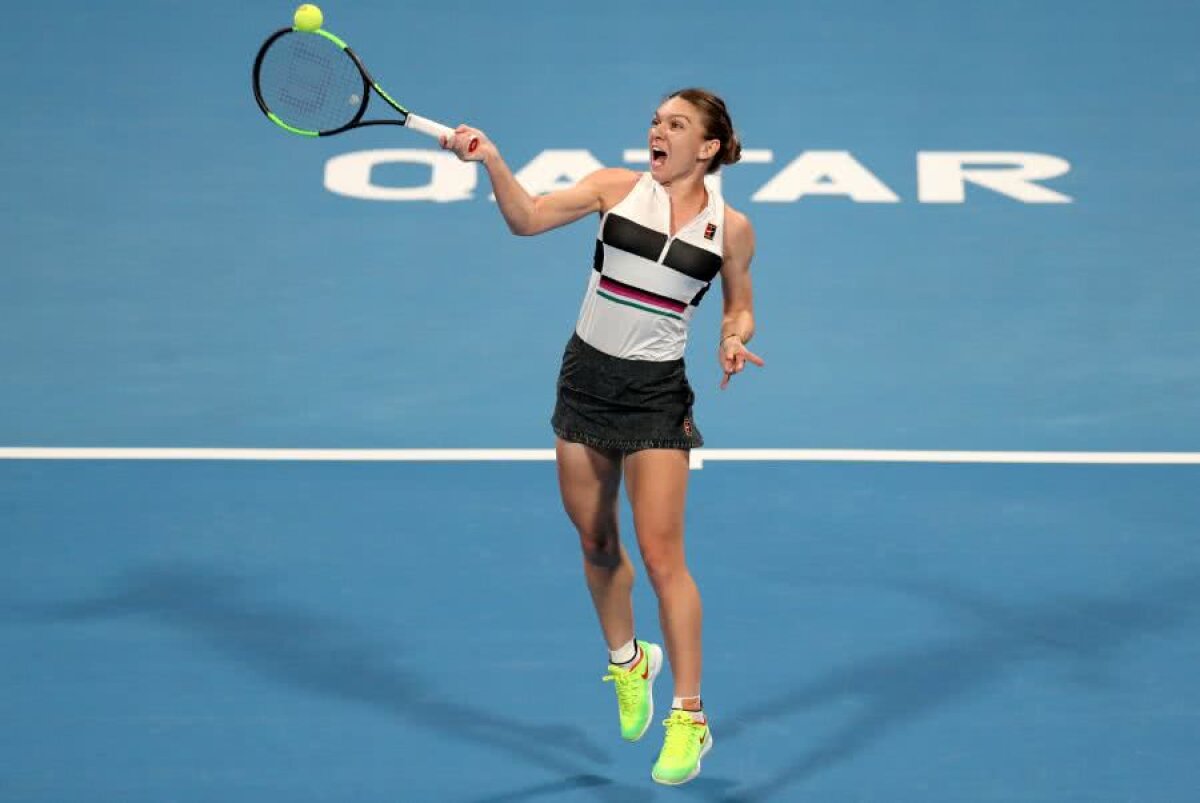 SIMONA HALEP - ELISE MERTENS //FOTO + VIDEO Halep pierde incredibil finala de la Doha cu Elise Mertens, doborâtă de probleme fizice