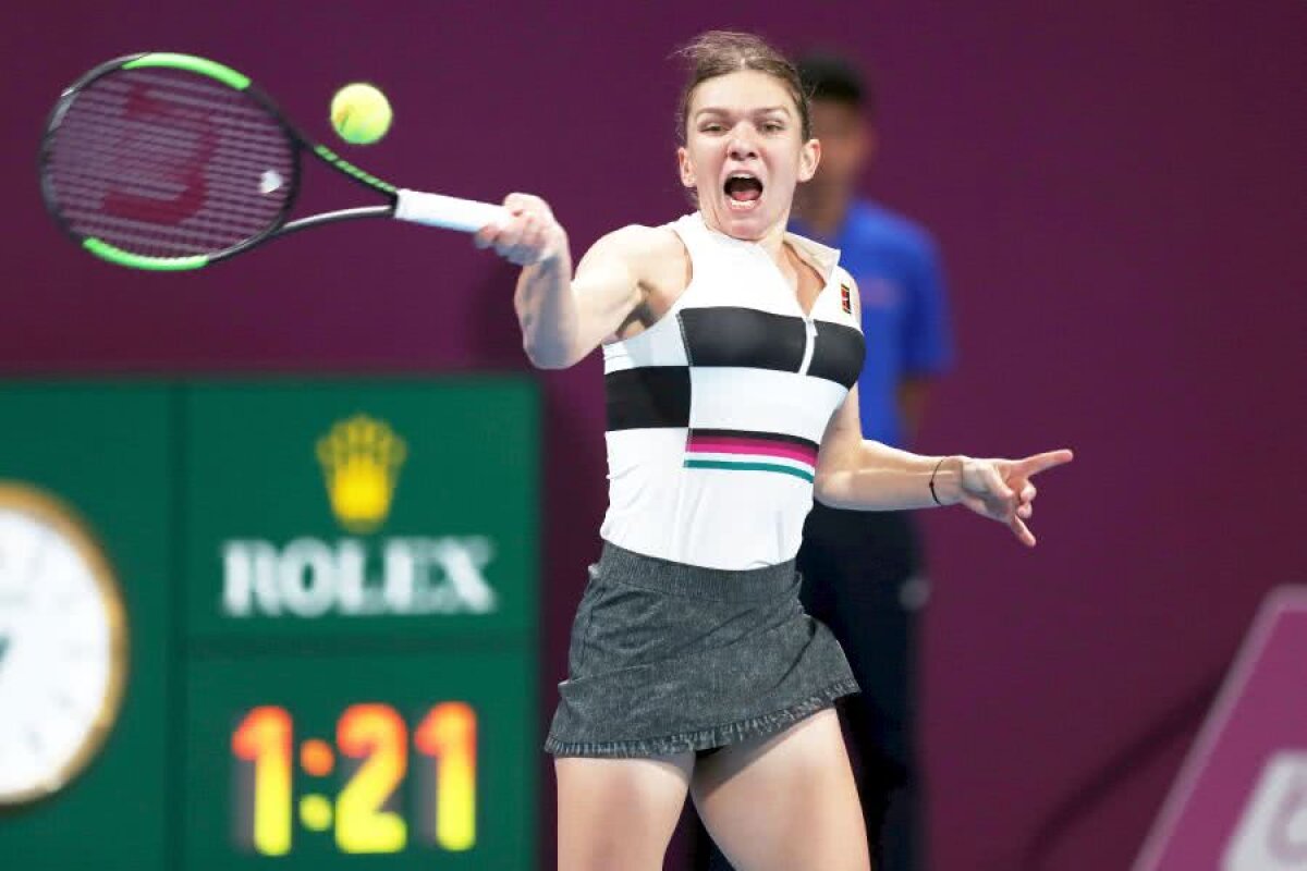 SIMONA HALEP - ELISE MERTENS //FOTO + VIDEO Halep pierde incredibil finala de la Doha cu Elise Mertens, doborâtă de probleme fizice