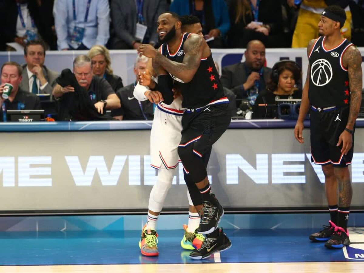 NBA ALL STAR GAME // VIDEO+FOTO Ploaie de 3 puncte » Echipa lui LeBron James se impune pentru al doilea an la rând, după o revenire spectaculoasă