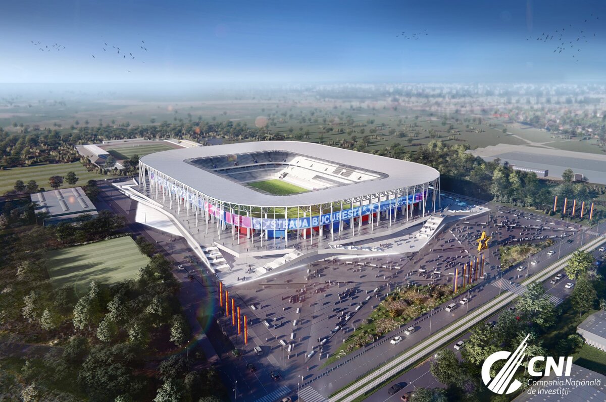 EURO 2020 // VIDEO+FOTO Ultimele detalii » Cum va arăta noul stadion Ghencea + informații despre Dinamo, Rapid și Arcul de Triumf
