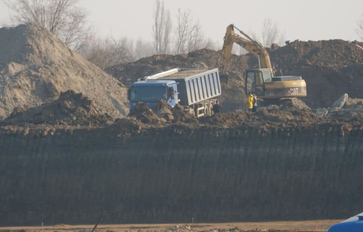 FOTO Cum arată șantierul de pe Stadionul din Ghencea