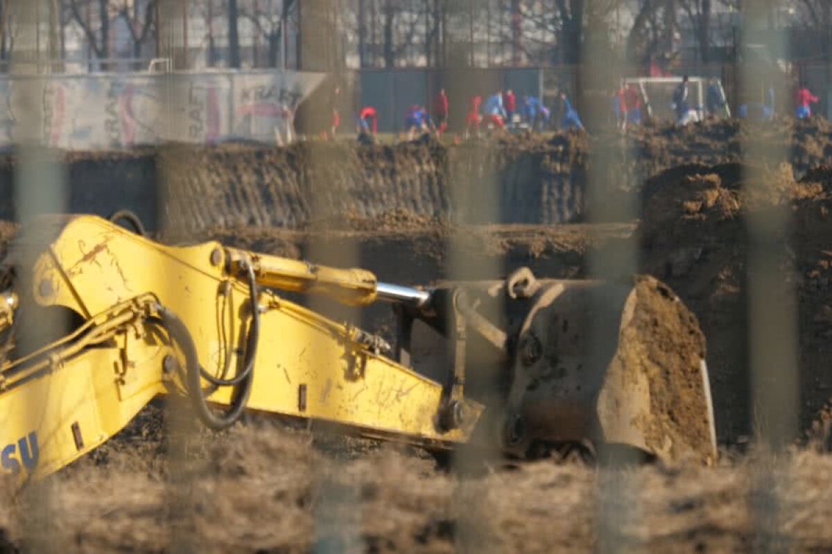 FOTO Cum arată șantierul de pe Stadionul din Ghencea