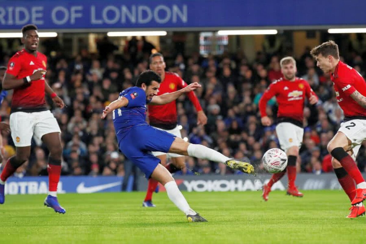 CHELSEA - MANCHESTER UNITED // GALERIE FOTO United câștigă derby-ul cu Chelsea și avansează în sferturile FA Cup