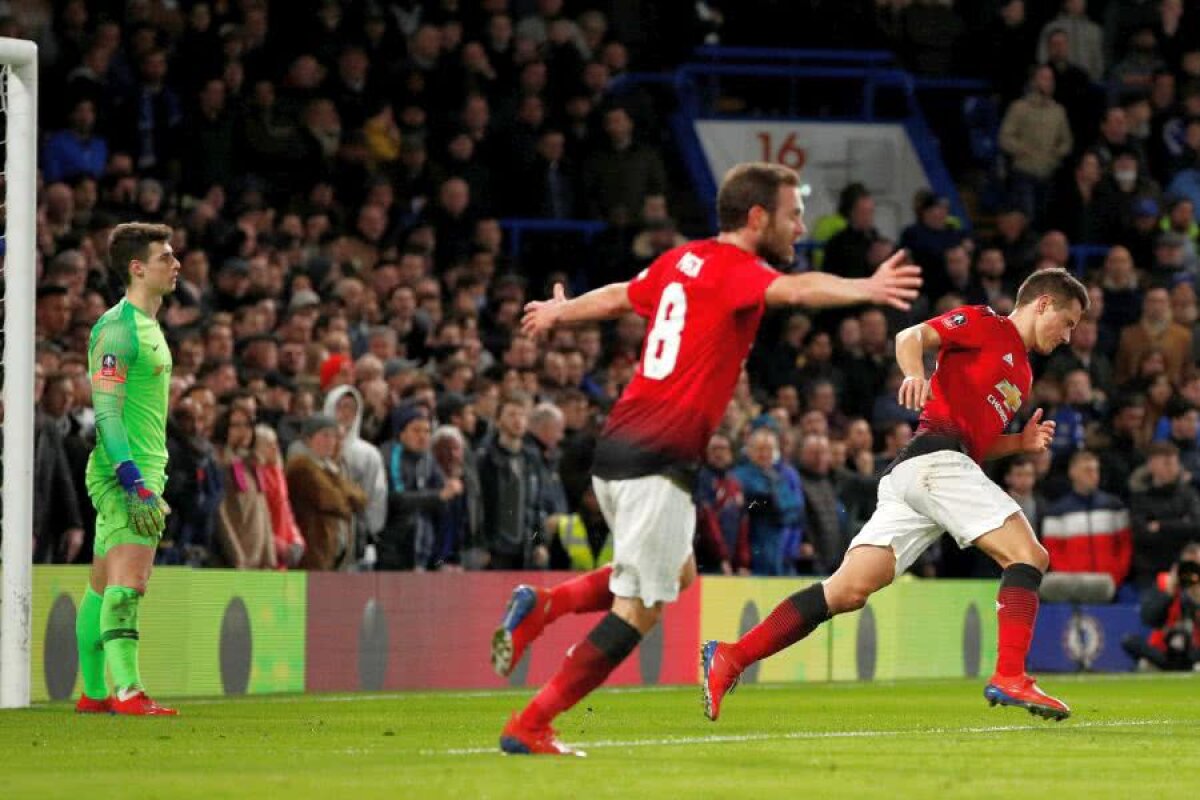 CHELSEA - MANCHESTER UNITED // GALERIE FOTO United câștigă derby-ul cu Chelsea și avansează în sferturile FA Cup