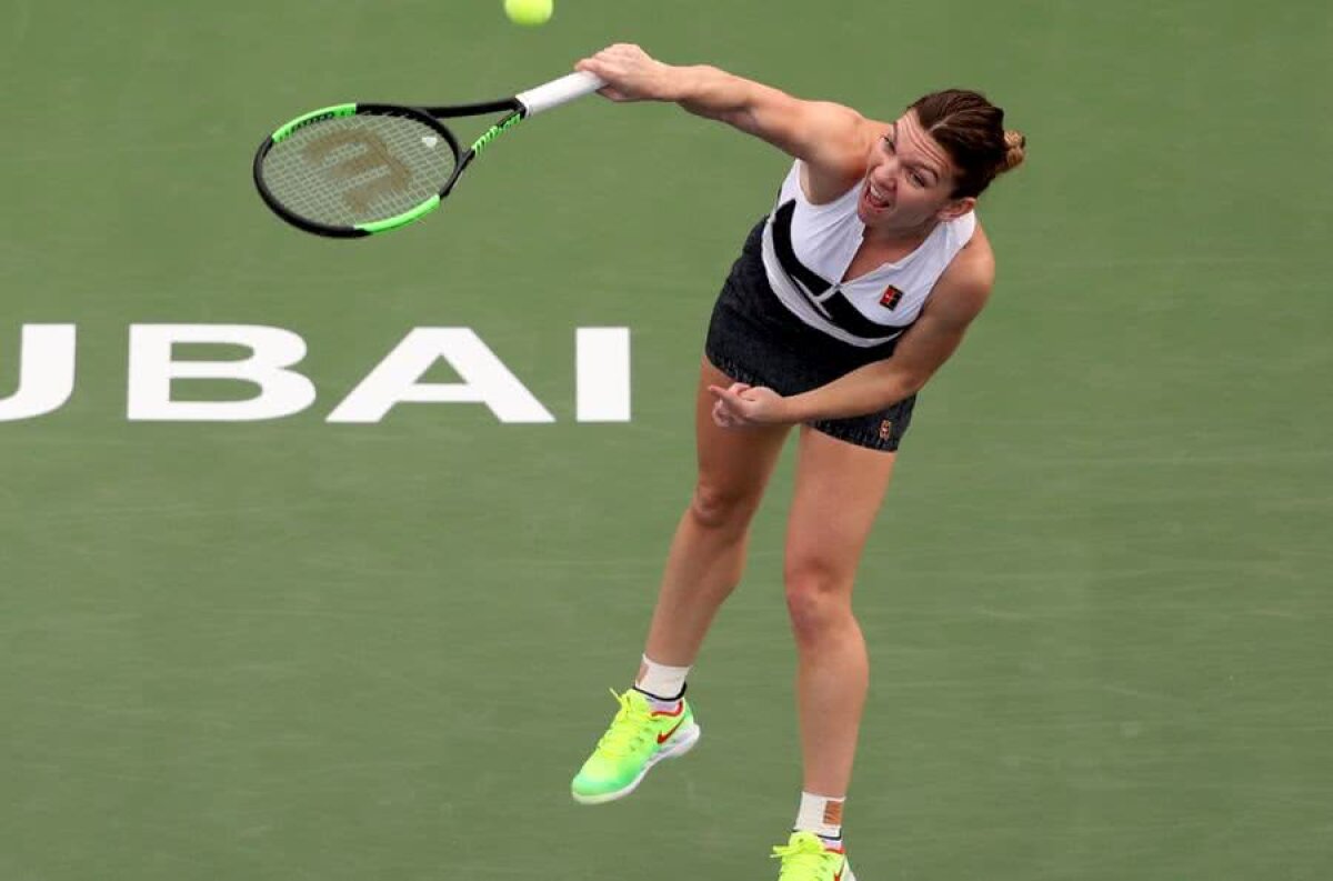 SIMONA HALEP - EUGENIE BOUCHARD // VIDEO + FOTO Emoții doar în setul I: Simona o învinge clar pe Bouchard și avansează la Dubai » Cu cine va juca în turul III