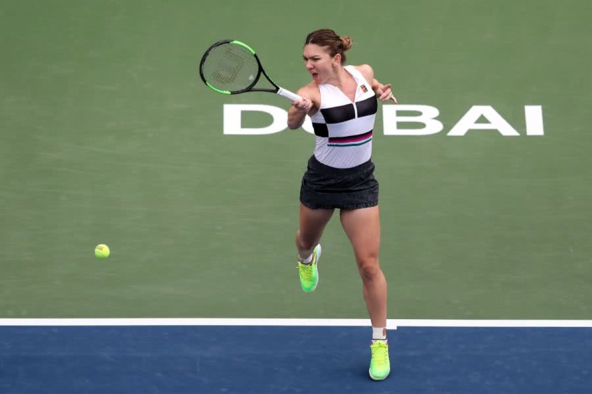 SIMONA HALEP - EUGENIE BOUCHARD // VIDEO + FOTO Emoții doar în setul I: Simona o învinge clar pe Bouchard și avansează la Dubai » Cu cine va juca în turul III