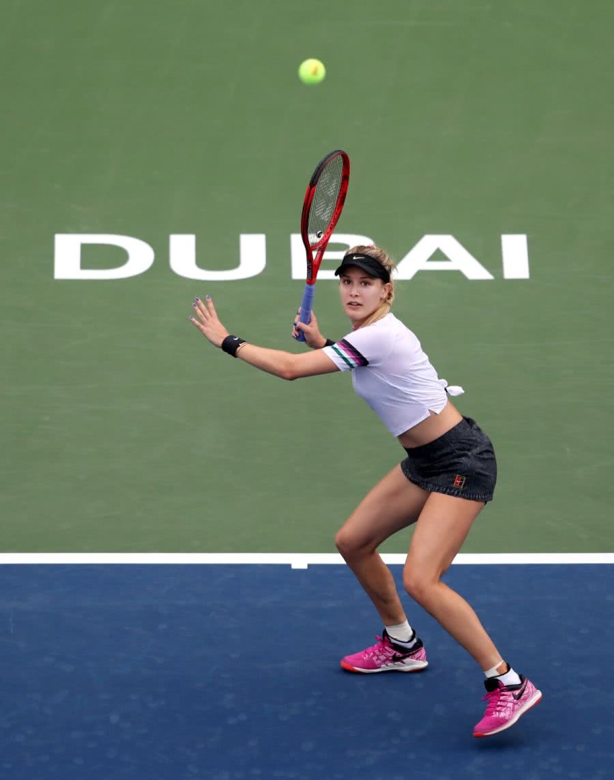 SIMONA HALEP - EUGENIE BOUCHARD // VIDEO + FOTO Emoții doar în setul I: Simona o învinge clar pe Bouchard și avansează la Dubai » Cu cine va juca în turul III