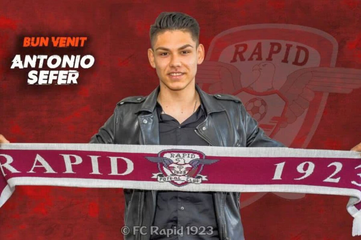 Rapid se întărește pentru promovare! Internaționalul Antonio Sefer a semnat pe 4 ani și jumătate