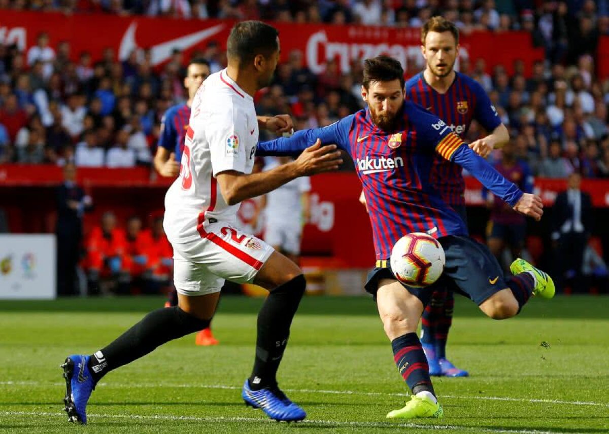 SEVILLA - BARCELONA // VIDEO+FOTO Messi, evoluție și execuții MAGICE! Argentinianul a bătut-o de unul singur pe Sevilla, 4-2 