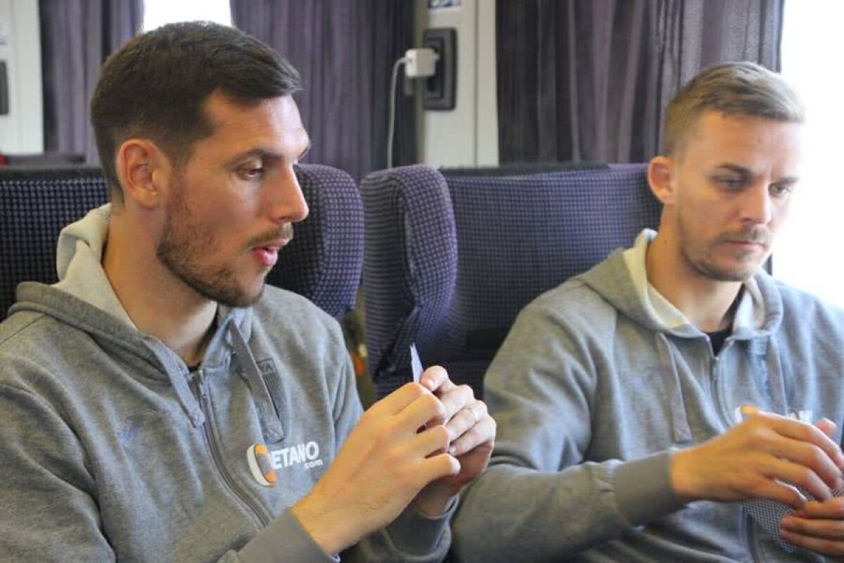 FCSB - CRAIOVA // Și „leii” merg cu trenul » Cum s-au relaxat jucătorii Craiovei în drum spre București