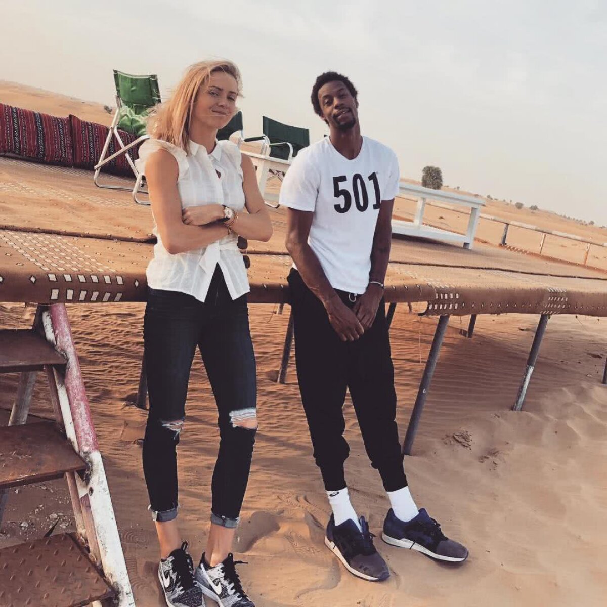 FOTO Detalii inedite despre cel mai tare cuplu din tenisul mondial: Gael Monfils - Elina Svitolina: "Sunt fericit cu adevărat"