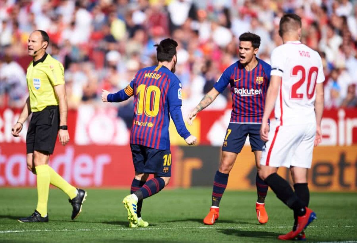 SEVILLA - BARCELONA 2-4 // Messi, îngerul blaugrana » A ajuns la 50 de hat-trick-uri și 650 de goluri în carieră