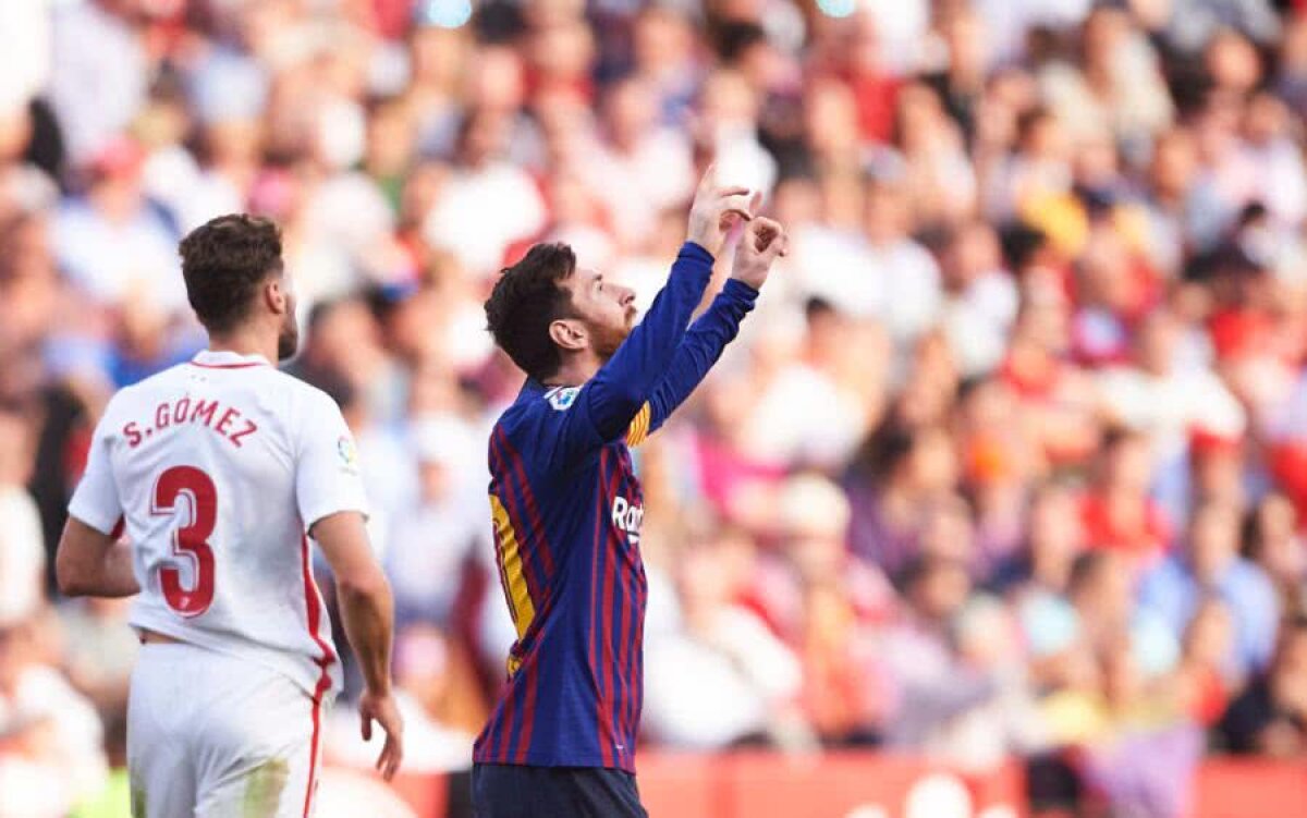 SEVILLA - BARCELONA 2-4 // Messi, îngerul blaugrana » A ajuns la 50 de hat-trick-uri și 650 de goluri în carieră