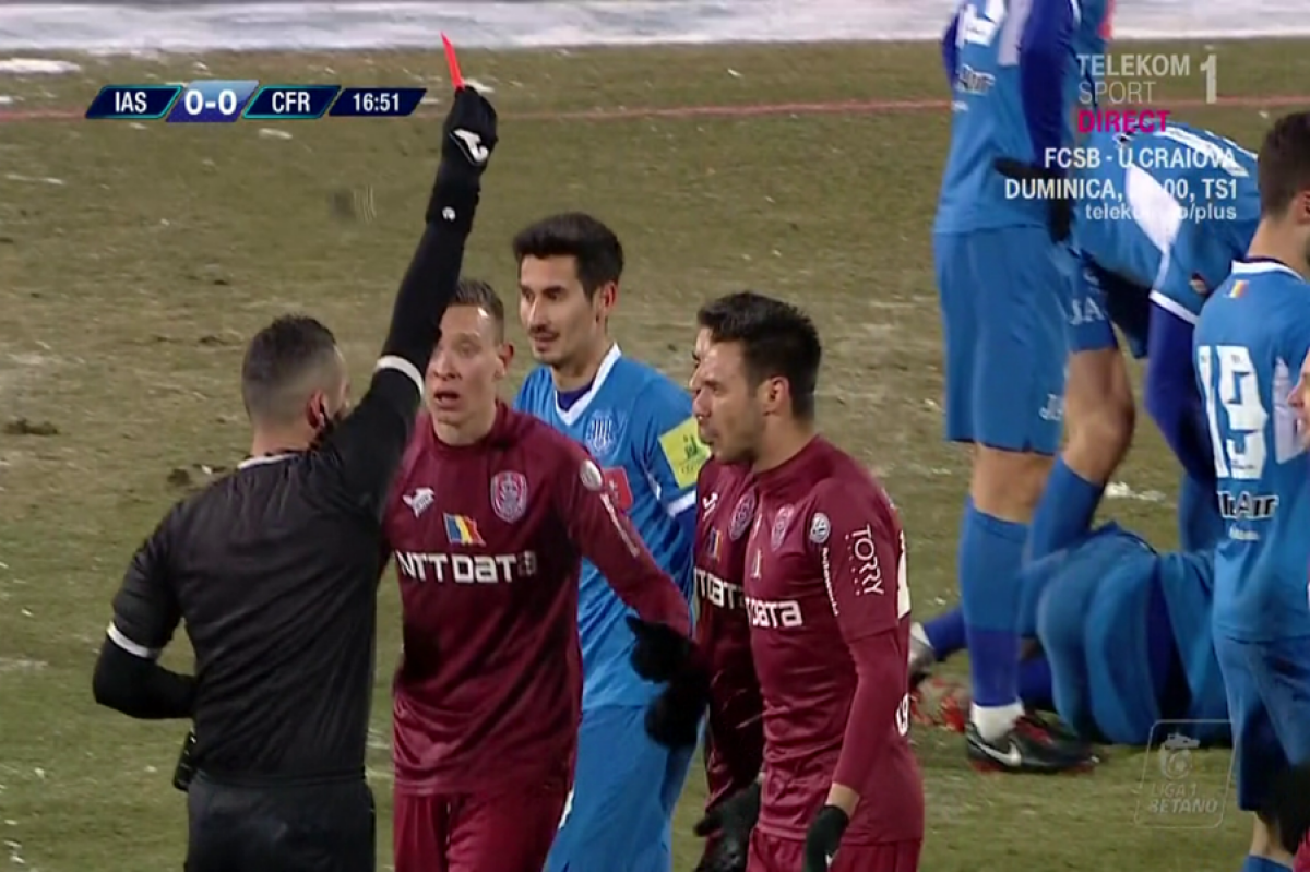 FOTO Gest INEXPLICABIL făcut de Culio! Eliminat în 17 minute după o intrare HORROR