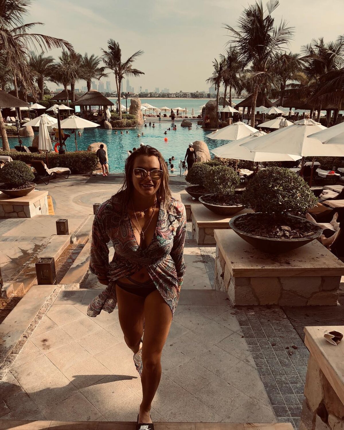 FOTO Imaginea HOT postată de o tenismană din Top 10! S-a pozat în lenjerie intimă alături de o altă jucătoare