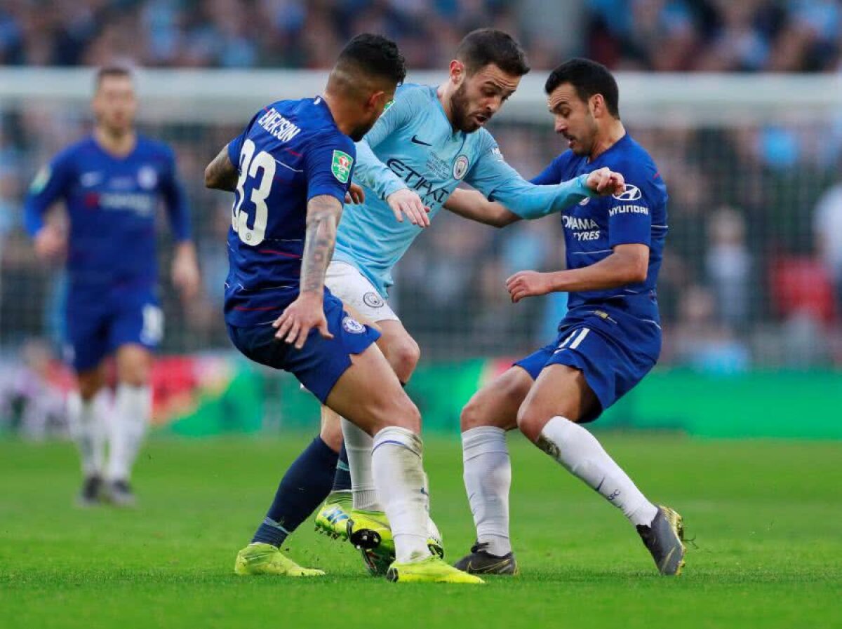 CHELSEA - MANCHESTER CITY 0-0 (3-4 d.p.)  // VIDEO + FOTO Moment HALUCINANT: portarul lui Chelsea A REFUZAT să iasă de pe teren în finala Cupei Ligii! Sarri, scos din minți, Guardiola ia trofeul!