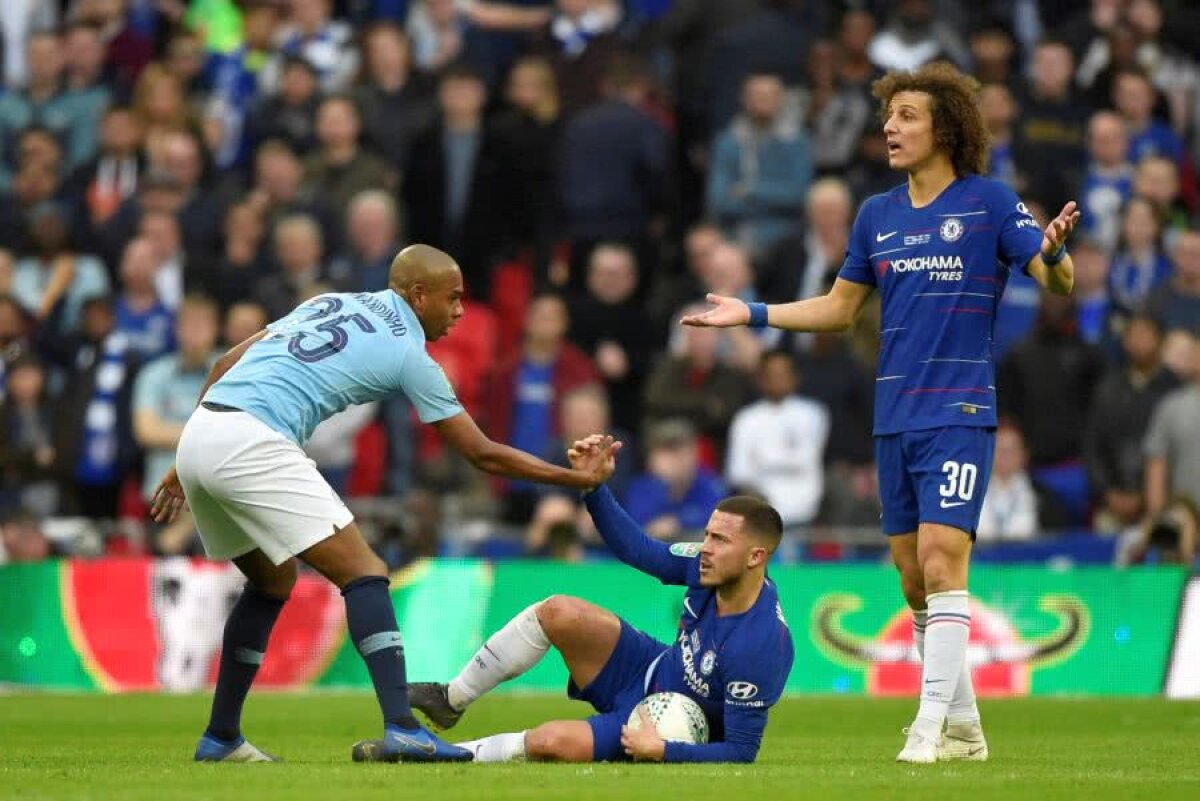 CHELSEA - MANCHESTER CITY 0-0 (3-4 d.p.)  // VIDEO + FOTO Moment HALUCINANT: portarul lui Chelsea A REFUZAT să iasă de pe teren în finala Cupei Ligii! Sarri, scos din minți, Guardiola ia trofeul!