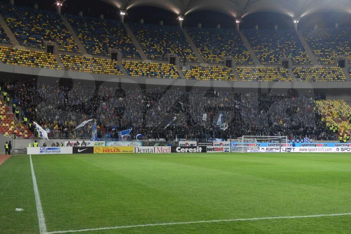 FCSB - CS U CRAIOVA // VIDEO + FOTO Atmosferă de zile mari pe Arena Națională! Oltenii, spectacol pirotehnic