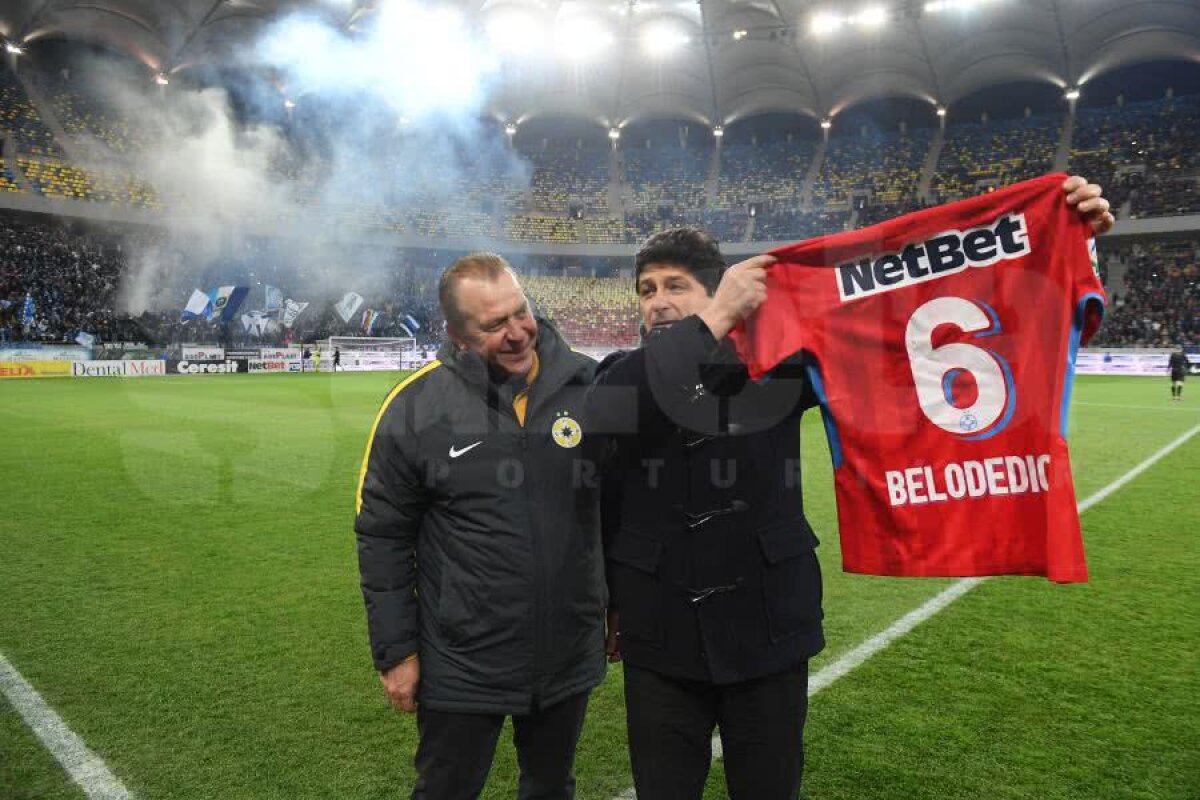 FCSB - CS U CRAIOVA // VIDEO + FOTO Atmosferă de zile mari pe Arena Națională! Oltenii, spectacol pirotehnic