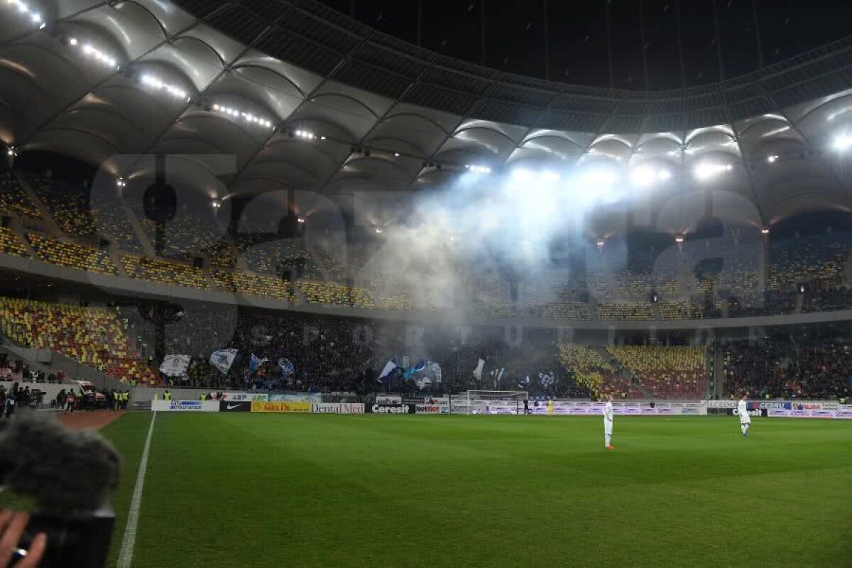 FCSB - CS U CRAIOVA // VIDEO + FOTO Atmosferă de zile mari pe Arena Națională! Oltenii, spectacol pirotehnic