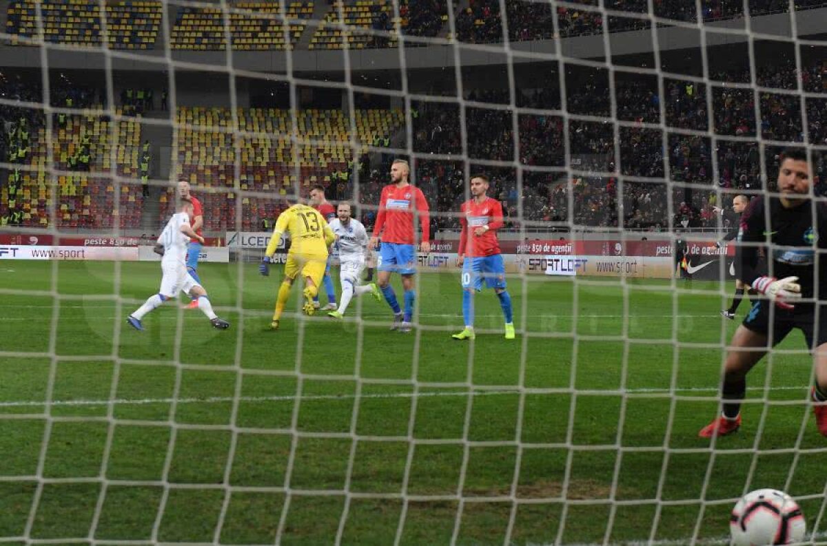 FCSB - CS U CRAIOVA // VIDEO FABULOOOOS! Mirko Pigliacelli, portarul oltenilor, a marcat în poarta lui Bălgrădean