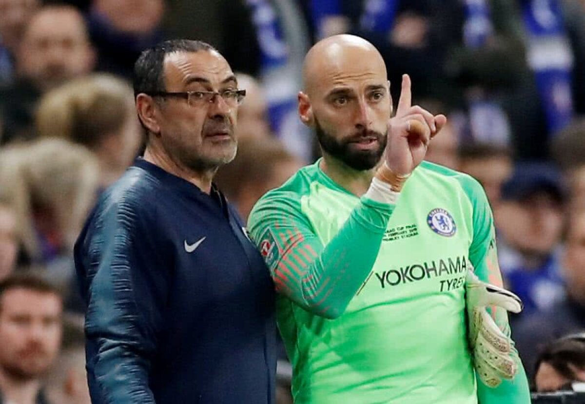 CHELSEA - MANCHESTER CITY 0-0 (3-4 d.p.)  // VIDEO + FOTO Moment HALUCINANT: portarul lui Chelsea A REFUZAT să iasă de pe teren în finala Cupei Ligii! Sarri, scos din minți, Guardiola ia trofeul!