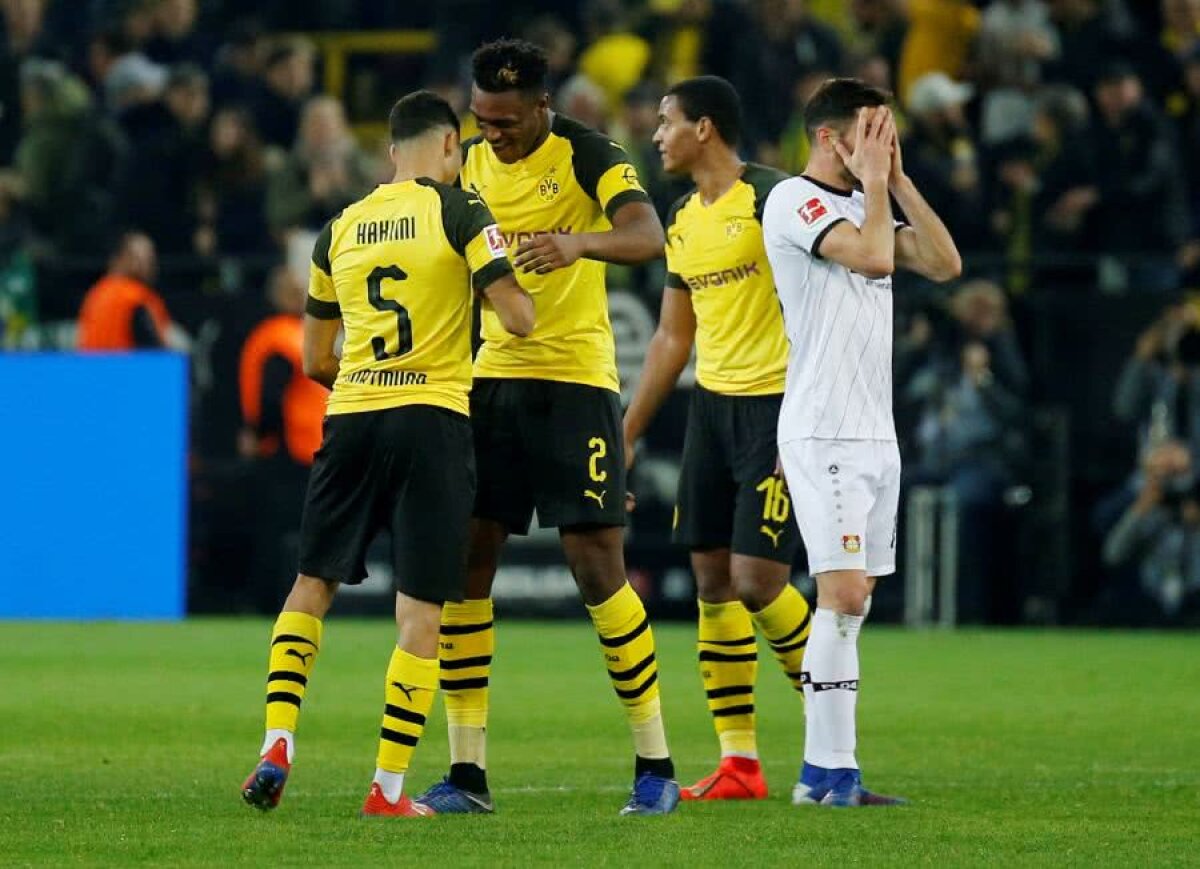 DORTMUND - LEVERKUSEN 3-2 // Dortmund se impune după un meci spectaculos cu Leverkusen, scor 3-2