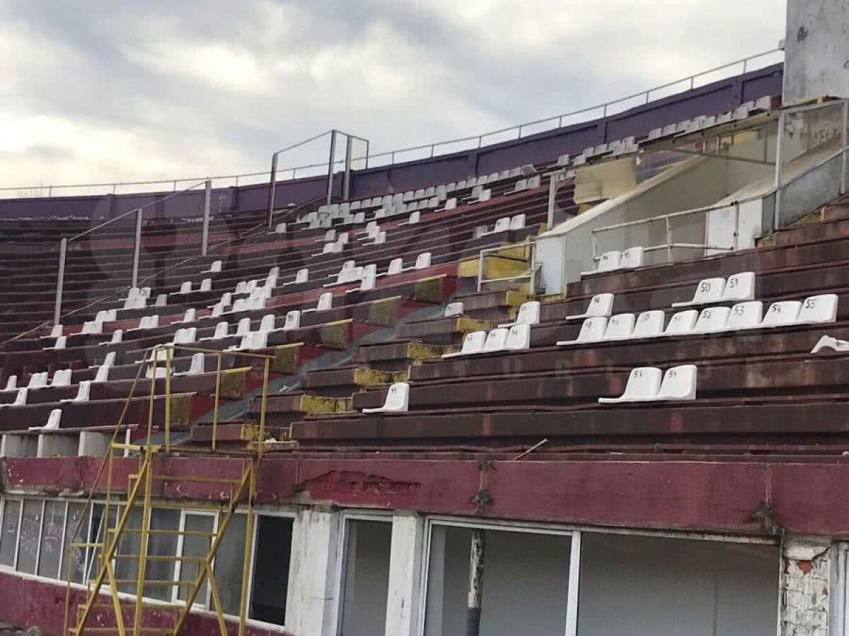 ATENȚIE, CADE GIULEȘTIUL! Buldozerele au intrat azi în arena Rapidului! Imagini în premieră 