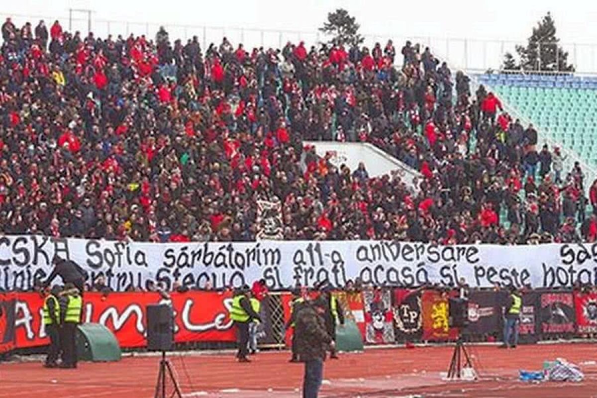 Măcel după Levski - CSKA Sofia! Bilanțul celui mai periculos derby din Bulgaria: 44 de fani arestați și un arsenal pirotehnic șocant + ultrașii Stelei au fost prezenți