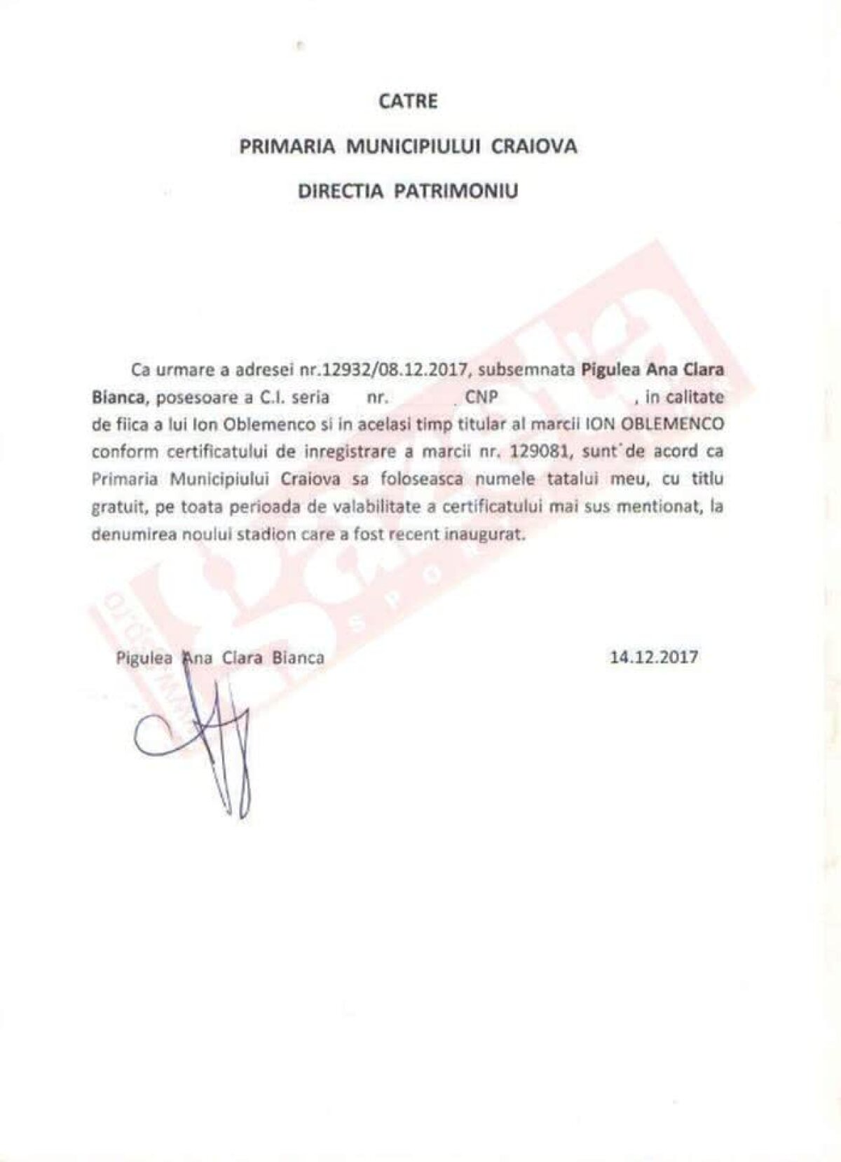STADION CRAIOVA // EXCLUSIV Cine-l dă afară pe „Oblemenco” din stadion? » Variantă aiuritoare în culise: „Vor să-l numească «Arena Olguța Vasilescu»” + actul care contrazice autoritățile