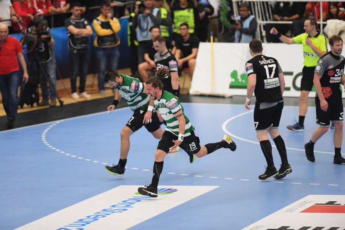 DINAMO - SPORTING 26-27 // FOTO + VIDEO Prăbușiți în repriza secundă! Dinamo a ratat inexplicabil calificarea în optimile Ligii, deși la pauză conducea cu 15-11!