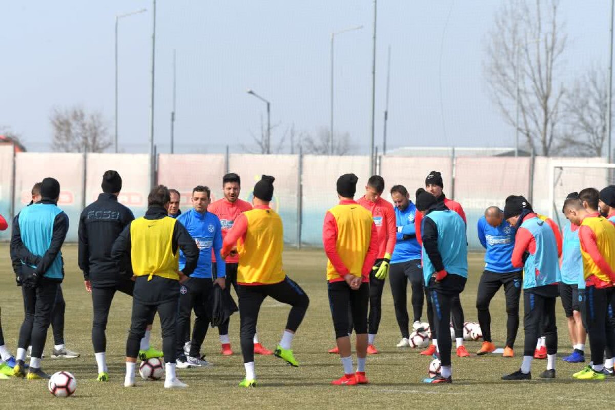 FCSB // GALERIE FOTO + VIDEO 25 de imagini de la antrenamentul FCSB-ului de azi: cum pregătește Mihai Teja meciul cu FC Voluntari