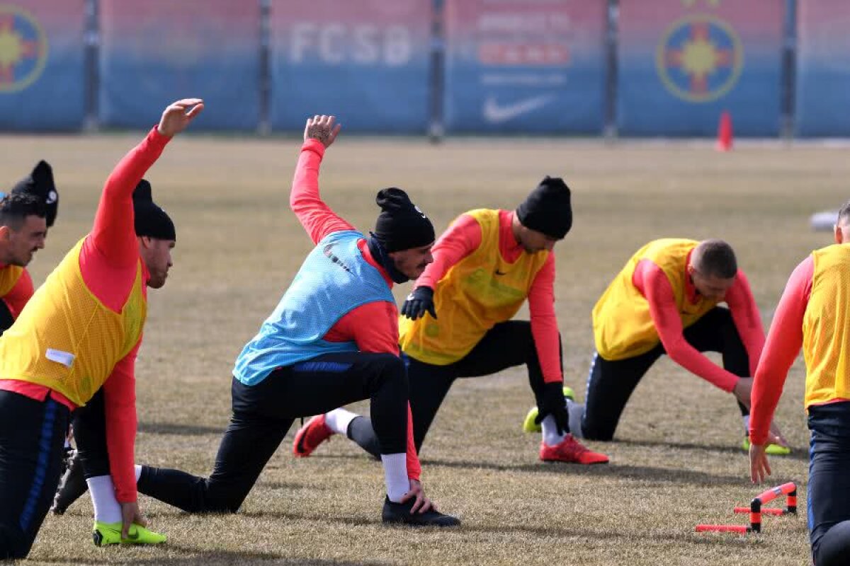 FCSB // GALERIE FOTO + VIDEO 25 de imagini de la antrenamentul FCSB-ului de azi: cum pregătește Mihai Teja meciul cu FC Voluntari