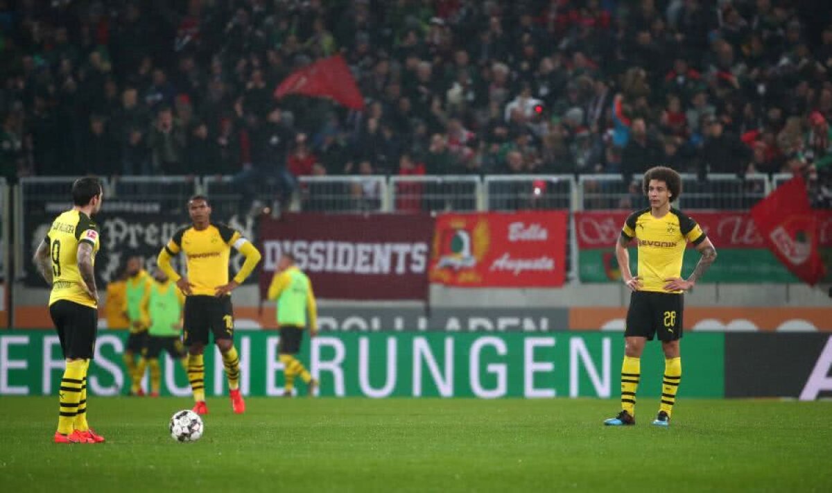 Augsburg - Dortmund 2-1 // FOTO Trupa lui Favre își vede avansul spulberat! Bayern o poate egala mâine în fruntea Bundesligii