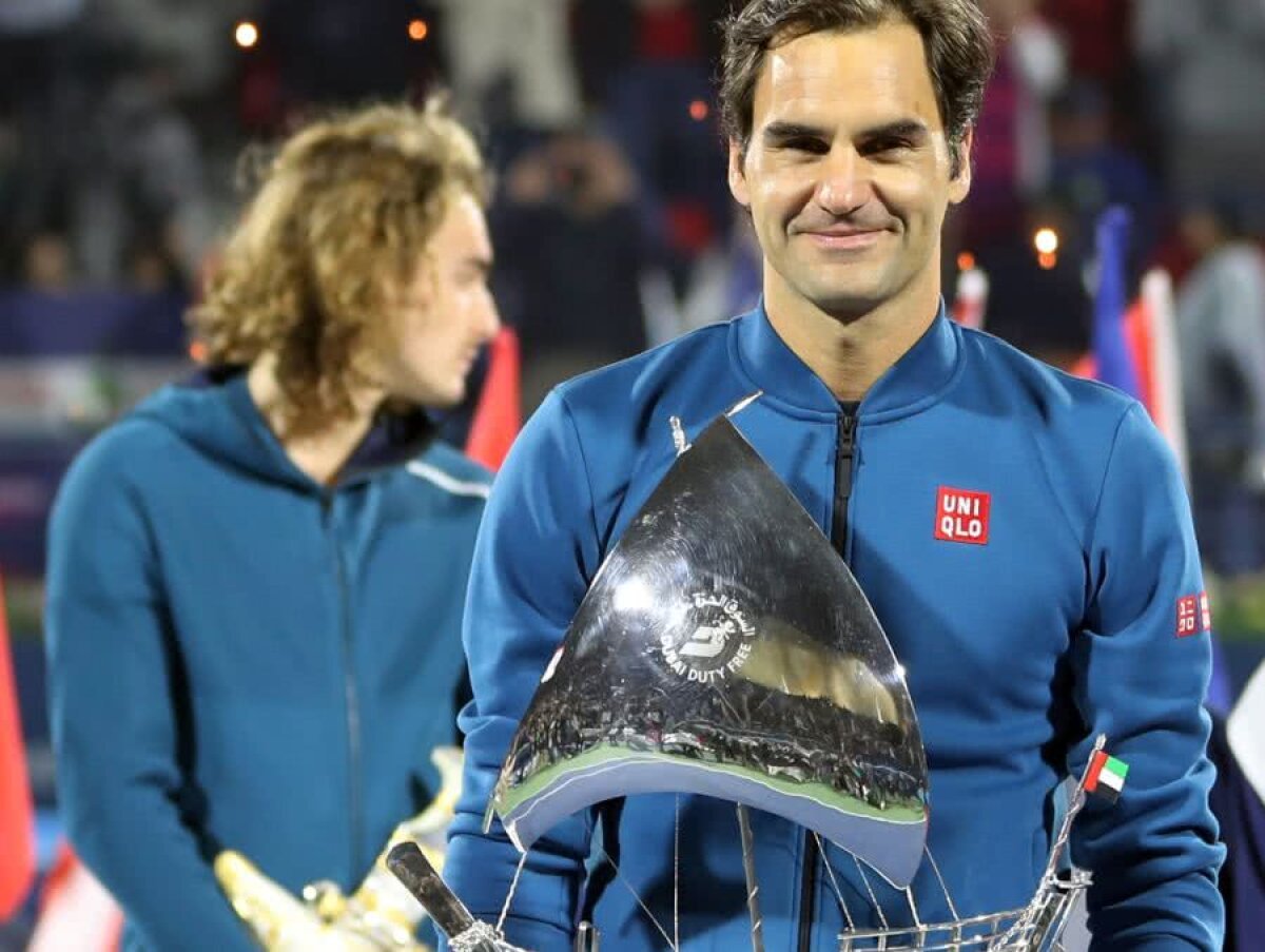 ATP DUBAI // VIDEO+FOTO Nemuritorul Roger Federer rescrie istoria tenisului modern! Elvețianul a câștigat la Dubai al 100-lea titlu al carierei, după o finală fără istoric cu Stefanos Tsitsipas