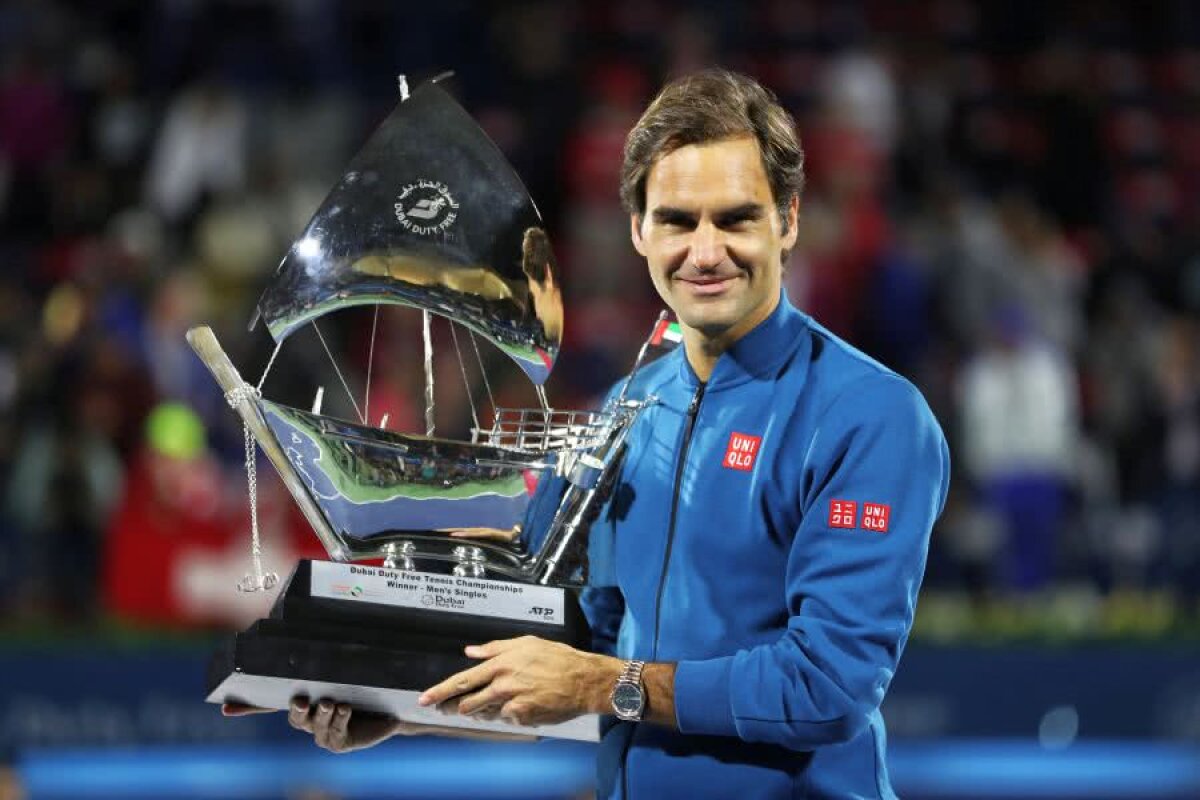 ATP DUBAI // VIDEO+FOTO Nemuritorul Roger Federer rescrie istoria tenisului modern! Elvețianul a câștigat la Dubai al 100-lea titlu al carierei, după o finală fără istoric cu Stefanos Tsitsipas