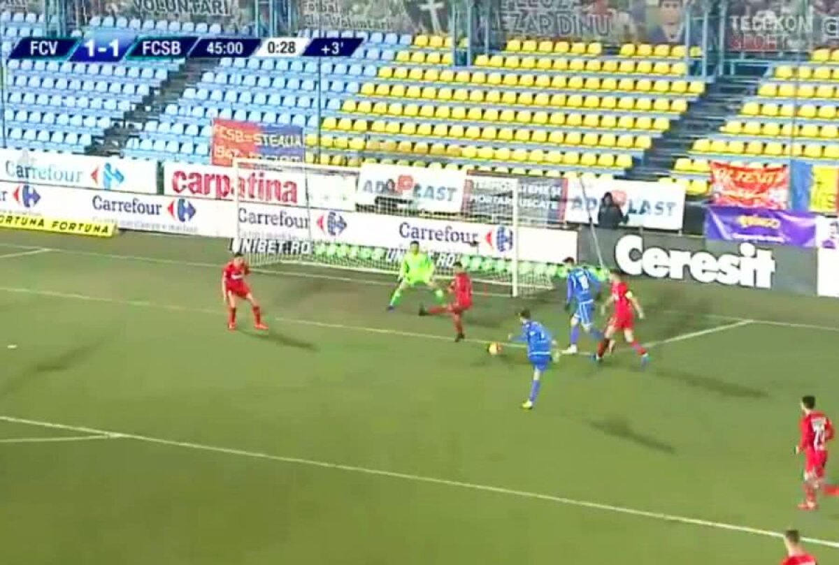 FC VOLUNTARI - FCSB 2-2 // VIDEO+FOTO Helmuth Duckadam îl ceartă pe Cristi Bălgrădean: „N-avea voie să ia gol la colțul scurt!”