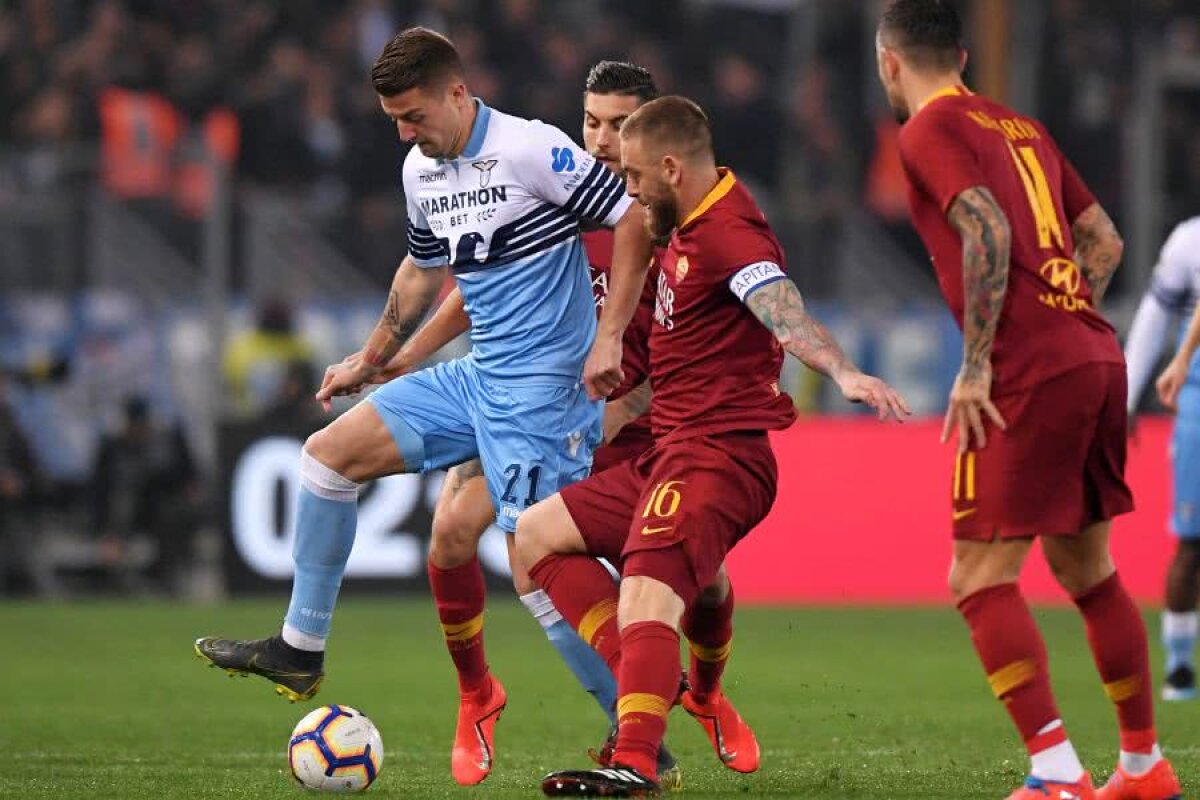 LAZIO - ROMA 3-0 // VIDEO+FOTO Echipa lui Ștefan Radu își umilește rivala în Derby della Capitale